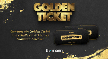 Thomann Golden Ticket 2025: Gewinnt eine VIP-Reise zum Musikhaus und tolle Überraschungen!
