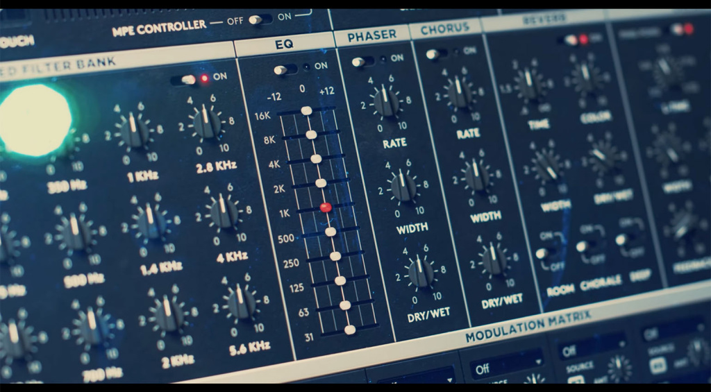 Synapse Audio The Legend HZ verfügt mit dem 2.1-Update auch über einen 10-Band-EQ