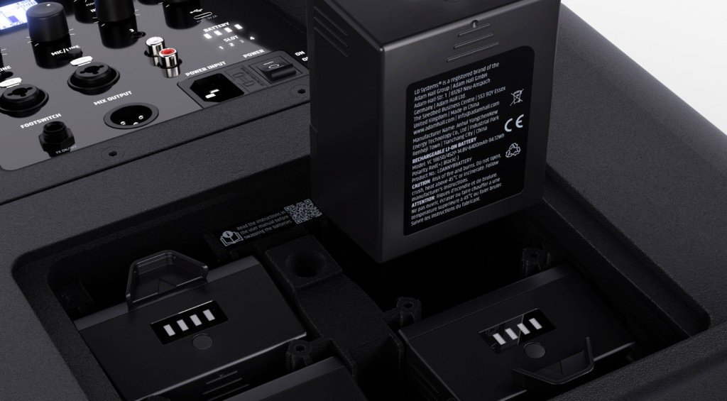 ANNY 12 bietet vier Batterie-Slots und unterstützt einen Hot-Swap-Betrieb