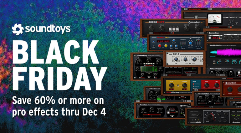Soundtoys Black Friday Deals: Bis zu 75 % Rabatt auf alle Plugins und das Bundle!