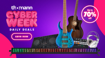 Daily Deals zur Thomann Cyberweek 2025: 24h Flash Sale aus allen Bereichen!