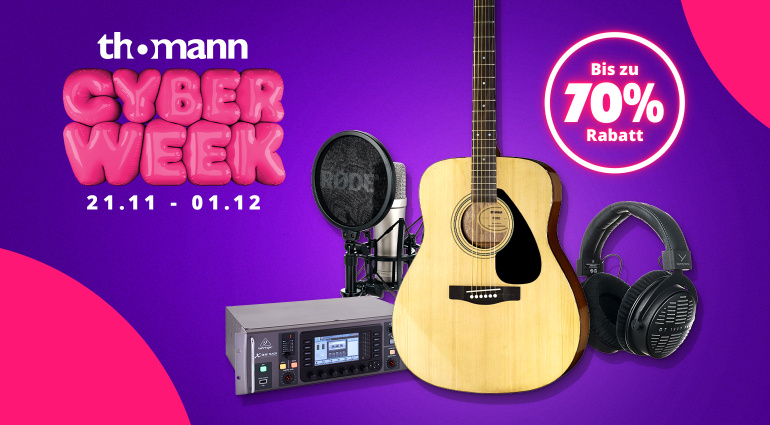 Thomann Cyberweek 2025: Deals, Angebote & Schnäppchen!