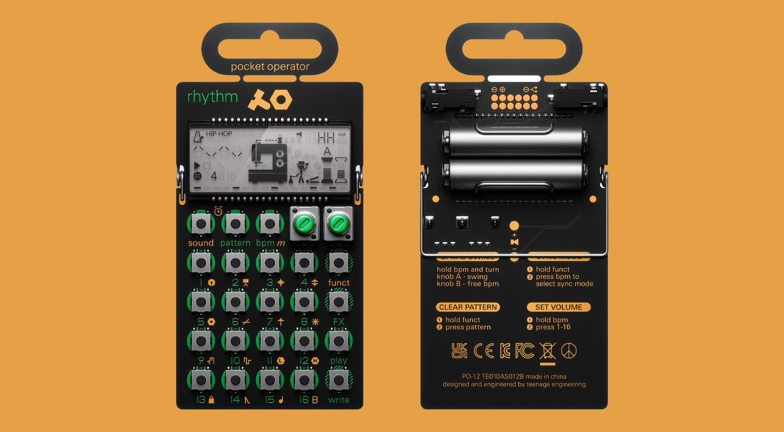 Rhythm Engineering Code Green Teenage Engineering Deal: PO-12 rhythm für 49 €! - gearnews.de