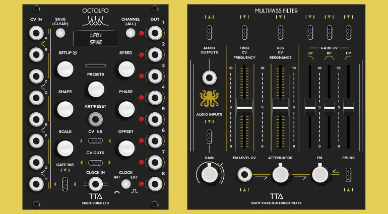 Tiptop Audio ART: OctoLFO und Multipass