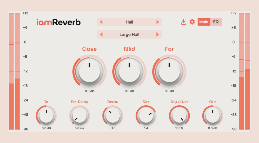 iamReverb definiert Hall neu - Enhanced Reverb Modeling übertrifft klassische Hall-Prozessoren