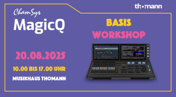 ChamSys MagicQ Workshop bei Thomann