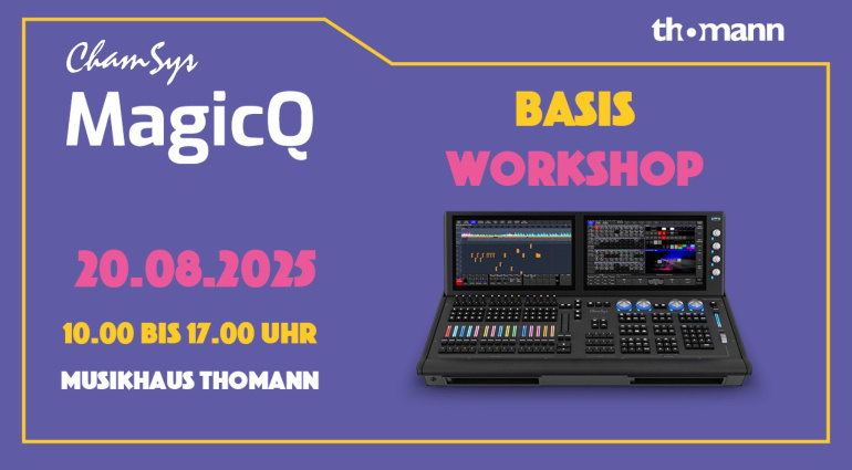 ChamSys MagicQ Workshop bei Thomann