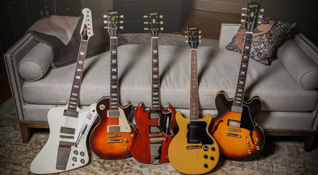 Epiphone erweitert seine "Inspired by Gibson Custom"-Serie um 11 weitere Modelle und setzt damit einen neuen hohen Standard.
