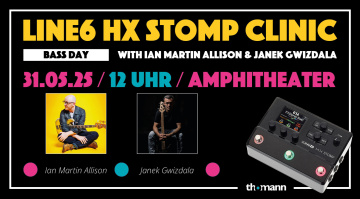 HX Stomp Clinic bei Thomann: Effekt-Power mit Profis erleben - kostenlos am 31. Mai!