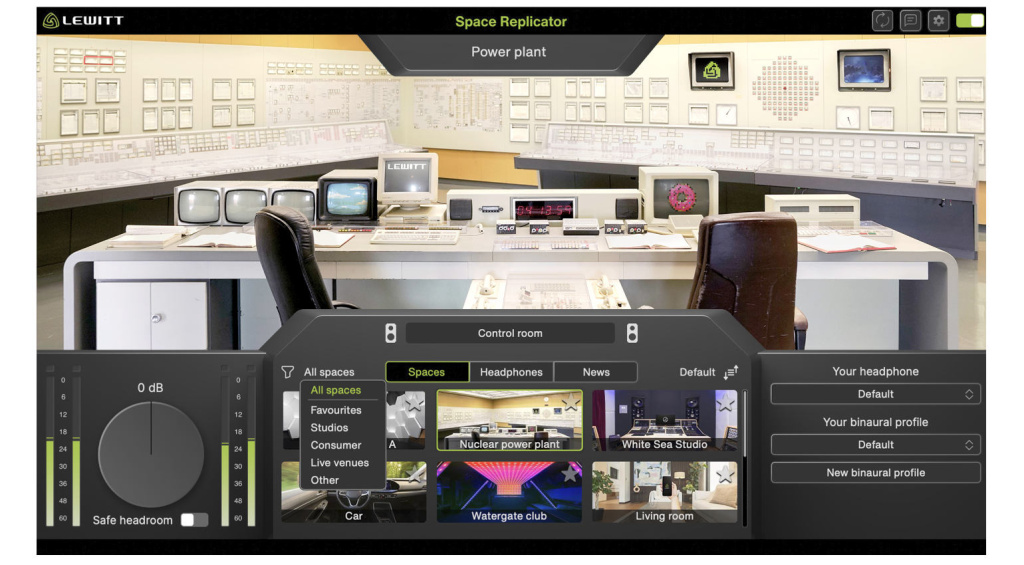AKW Zwentendorf Kontrollraum in Lewitt Space Replicator