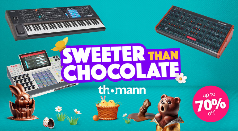 Synthesizer Oster-Deals bei Thomann: Deals, süßer als Schokolade