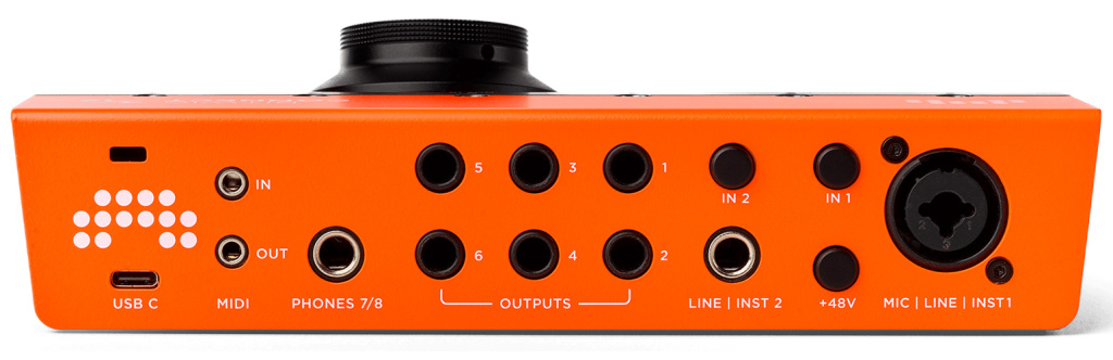 Die Rückseite von Bitwig Connect 4/12