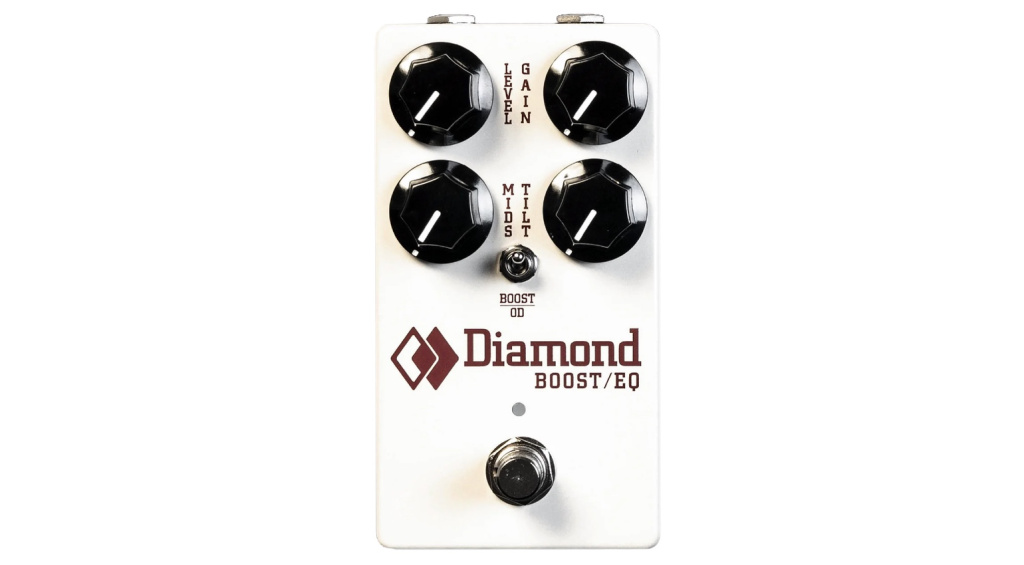 Das Diamond Boost/EQ-Pedal trifft genau den richtigen Ton und ist daher eine große Hilfe auf jedem Pedalboard.