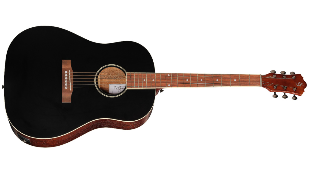 Die HB Custom Line HBJ-45E im Round Shoulder Dreadnought Style ist bereit, euch auf jeder Bühne zu begleiten.