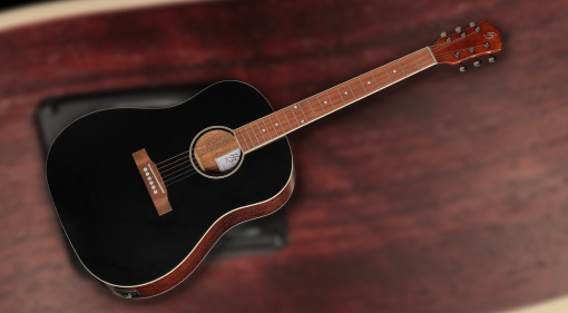 Die HB Custom Line HBJ-45E im Round Shoulder Dreadnought Style ist bereit, euch auf jeder Bühne zu begleiten.