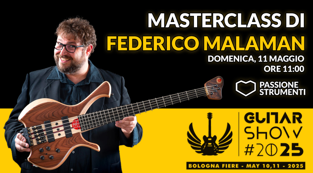 Frederico Malaman bei der Guitar Show