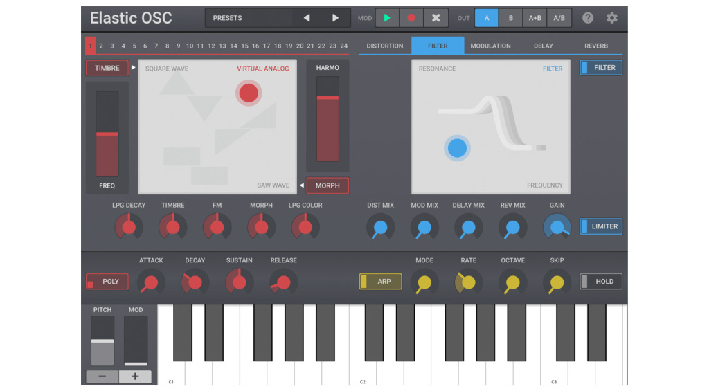Elastic OSC macht aus Mutable Instruments Plaits einen ganzen Synthesizer für iOS