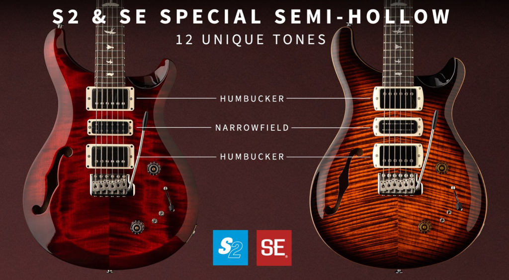 Die fünf neuen PRS S2 und SE Modelle mit üppigen Drei-Tonabnehmer-Konfigurationen bieten großartige Sounds!