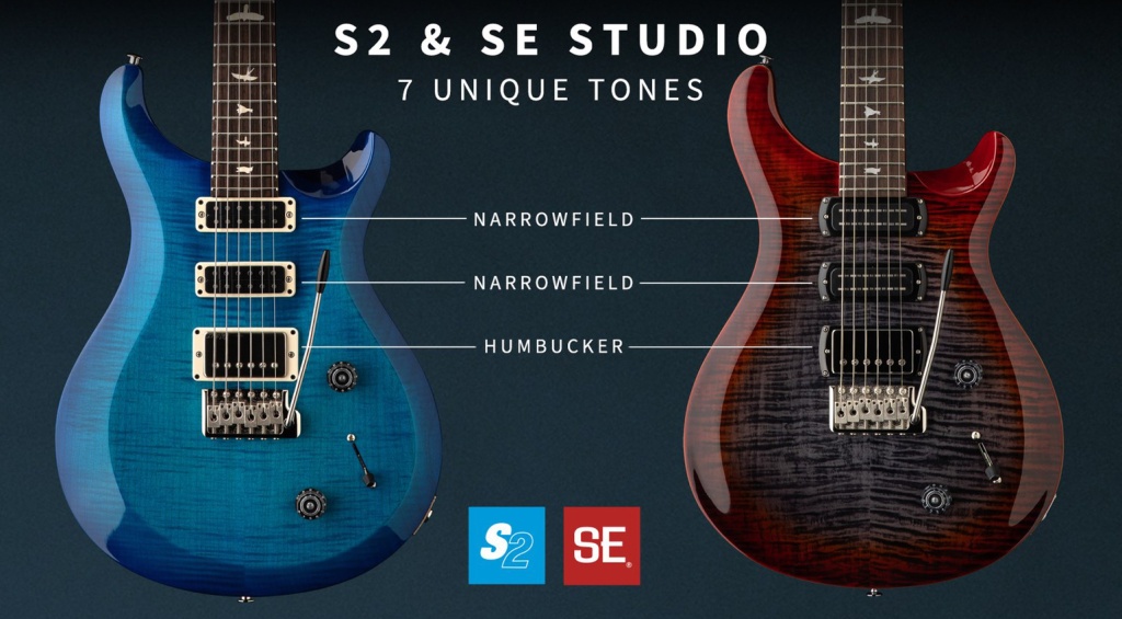 Die fünf neuen PRS S2 und SE Modelle mit üppigen Drei-Tonabnehmer-Konfigurationen bieten großartige Sounds!