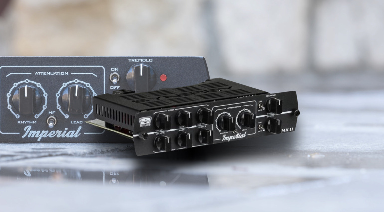 Der Synergy Tone King Imperial MKll Preamp ist das jüngste Mitglied der ständig wachsenden Synergy-Reihe von Plug'n'Play-Vorverstärkern mit Röhrenantrieb.
