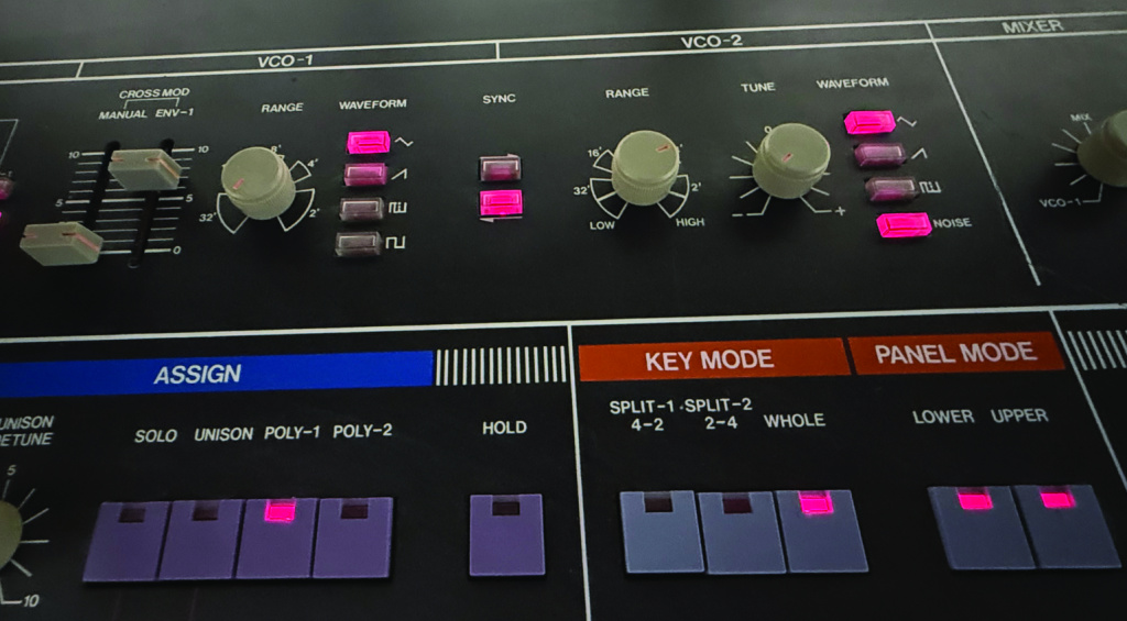 Synthese-Features - Wie unterscheiden sie sich? Jupiter 6 mit mehreren Waves, Xmod und Sync-Richtung.