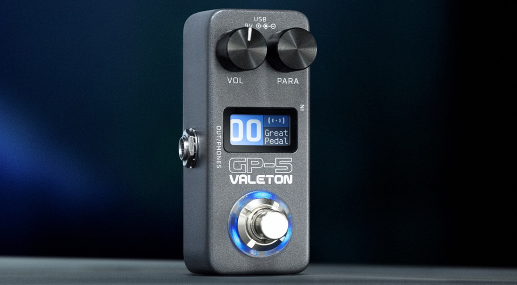 Der Valeton GP-5 bringt die klangliche Kraft eines Flaggschiff-Prozessors in ein handtellergroßes Gehäuse. Maximaler Minimalismus ohne Kompromisse!
