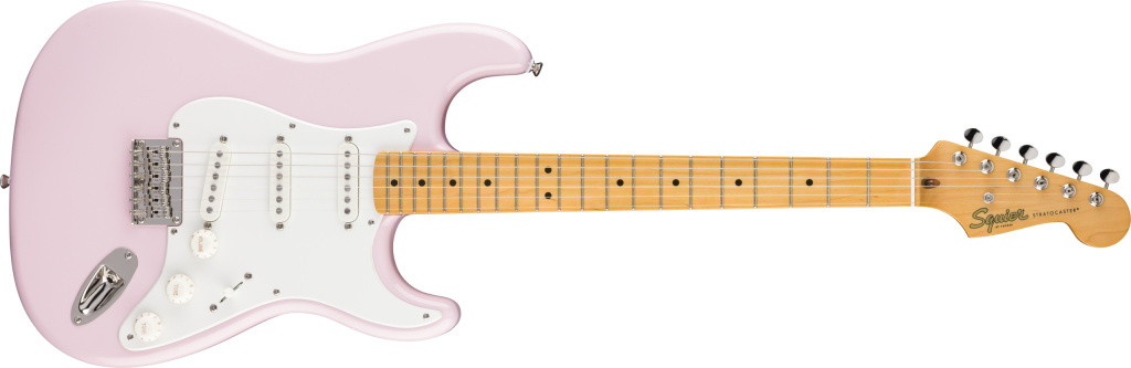 Squier Classic Vibes 2025: CV 50s Strat in Shell Pink