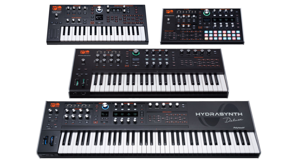 Die verschiedenen ASM Hydrasynth Modelle