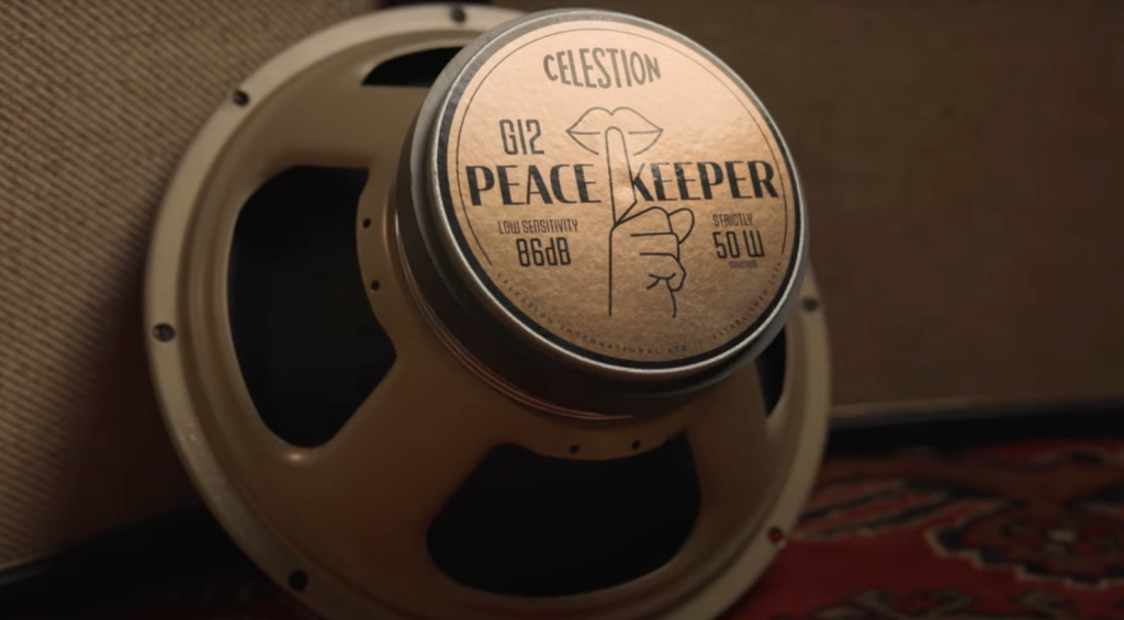 Der Celestion Peacekeeper beendet den ewigen Kampf zwischen Lautstärke und gutem Gitarrensound. Dieser neue 12 Zoll-Speaker ist eine Lösung.