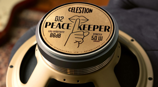 Der Celestion Peacekeeper beendet den ewigen Kampf zwischen Lautstärke und gutem Gitarrensound. Dieser neue 12 Zoll-Speaker ist eine Lösung.