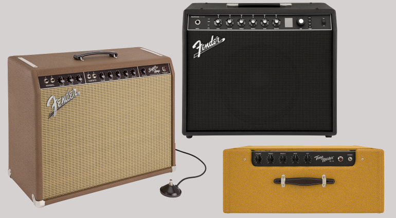 Brandneue Amps von Fender! Mit dem Fender '62 Super Amp, dem Mustang LTX und dem Tone Master FR-12 Tweed gibt es frischen Nachschub!