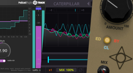 Podcast Plugins Bundle, Tiny Caterpillar, EDComp - 3 Freeware Plugins