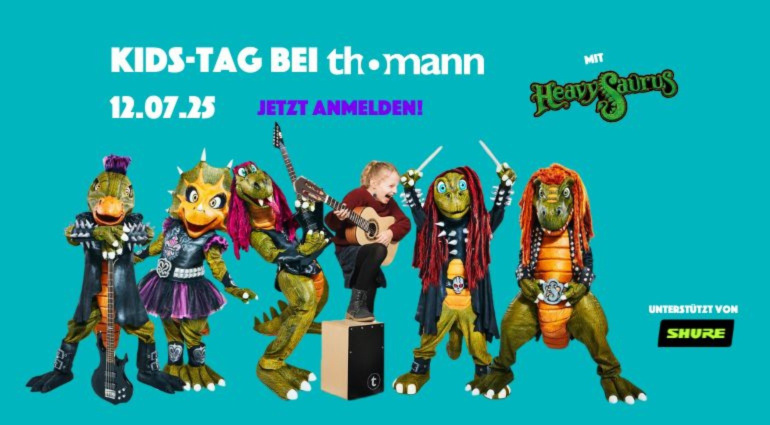 Kids-Tag 2025: Musik zum Anfassen und Mitmachen bei Thomann