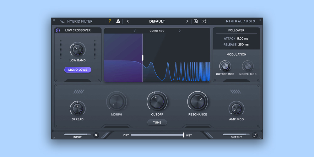 Minimal Audio Hybrid Filter