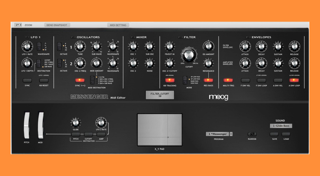 Moog Messenger Editor