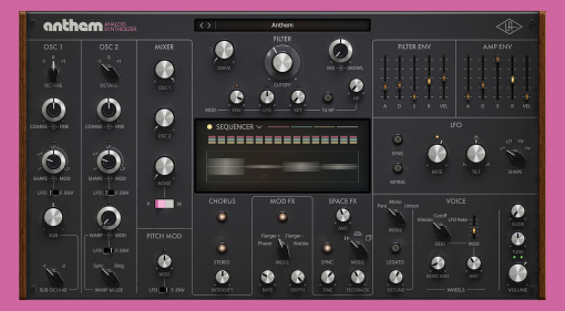Universal Audio Anthem Analog Synthesizer