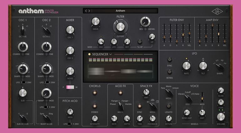 Universal Audio Anthem Analog Synthesizer