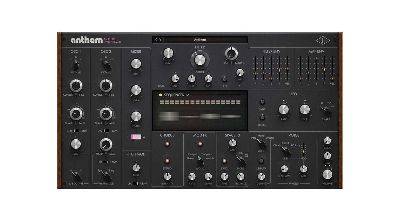 Universal Audio Anthem Analog Synthesizer