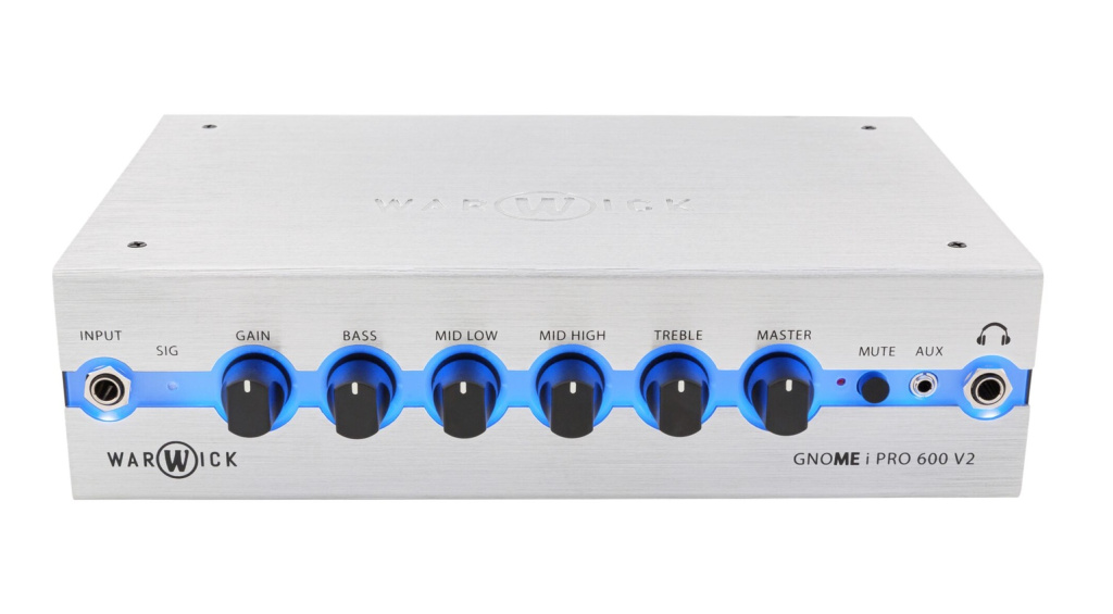 Der Warwick Gnome i Pro 600 V2 punktet mit einigen neuen Features und bleibt dabei noch immer ein äußerst lautstarker Bassamp.