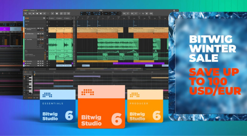 Bitwig Studio mit hohen Rabatten im Winter Sale 2025!