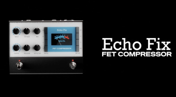 Der Echo Fix EF-P5 FET Compressor bietet 100% analoge Signalbearbeitung und erinnert dabei auch optisch an den klassischen "Blue Stripe 1176“.