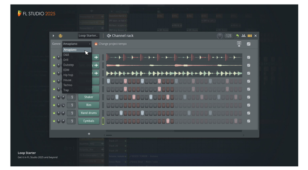 Mit Loop Starter liefert FL Studio 2025 ein neues Kreativ-Tool