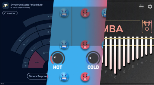 Synchron Stage Reverb Lite, 23HotCold, Kalimba - 3 Freeware Plugins