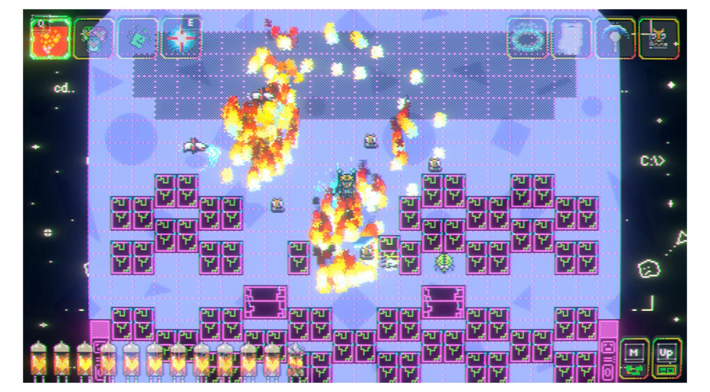 Das Look Mum No Computer Spiel setzt auf Pixeloptik
