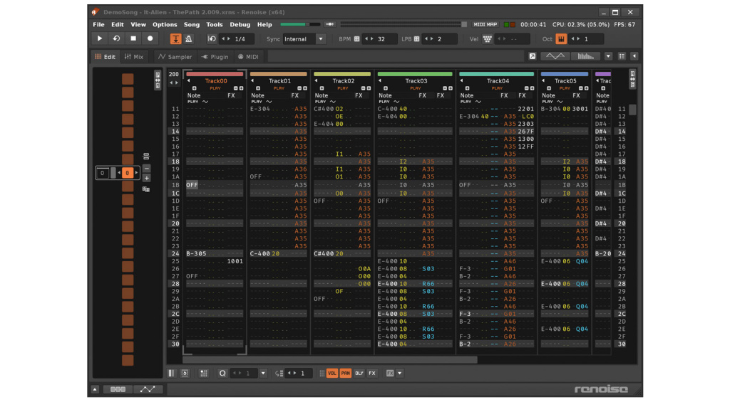 Renoise Tracker