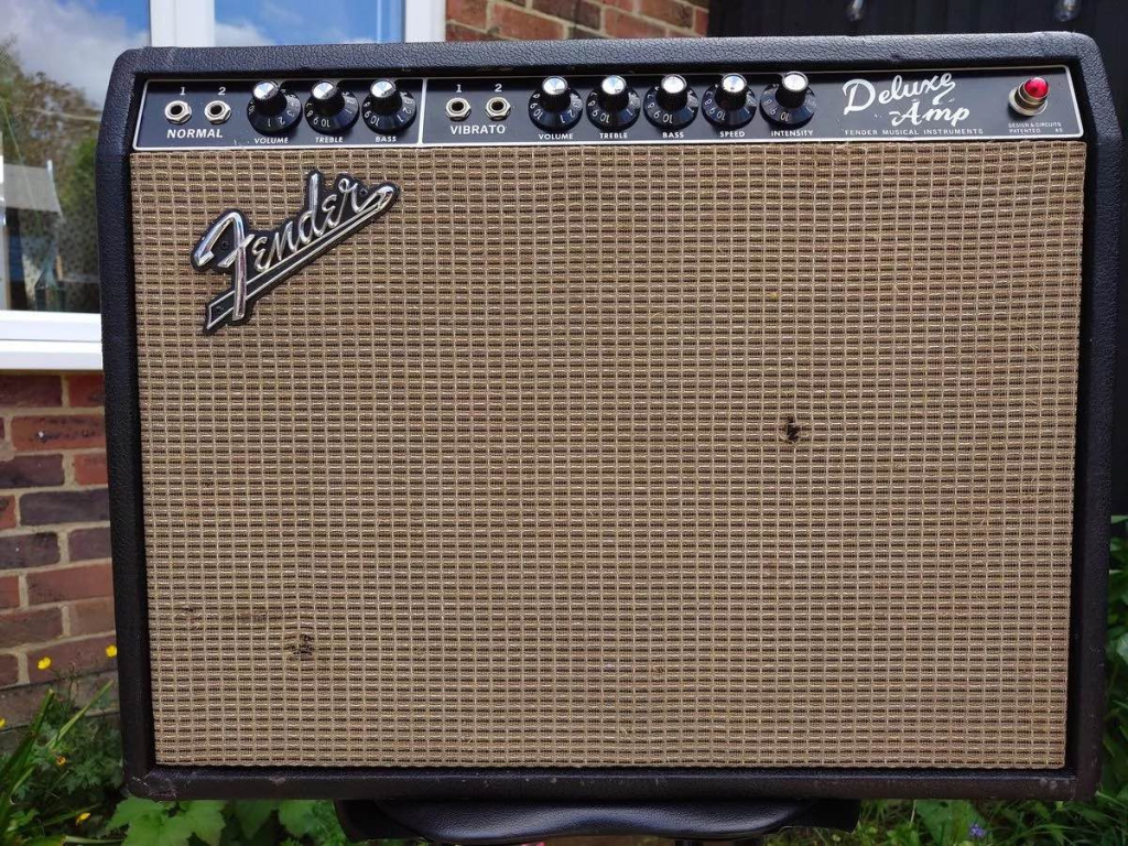 Der von James Taylor erworbene Fender Blackface Deluxe – Bild von Manchester Evening News/SWNS