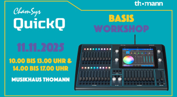 ChamSys QuickQ Workshop bei Thomann