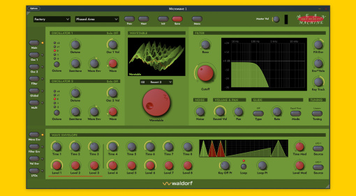 Waldorf Microwave 1 Plugin Mean Green Machine
