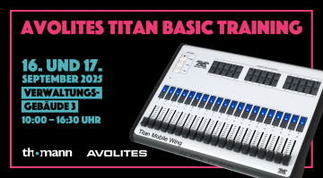 Avolites Titan Basic Training bei Thomann: So wirst du zum Lichtprofi