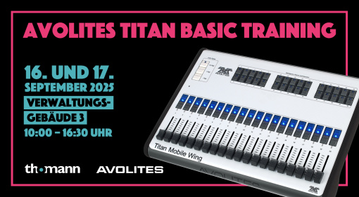 Avolites Titan Basic Training bei Thomann: So wirst du zum Lichtprofi